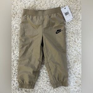 Nike Tan Jogger Sweatpants with Elastic Waistband